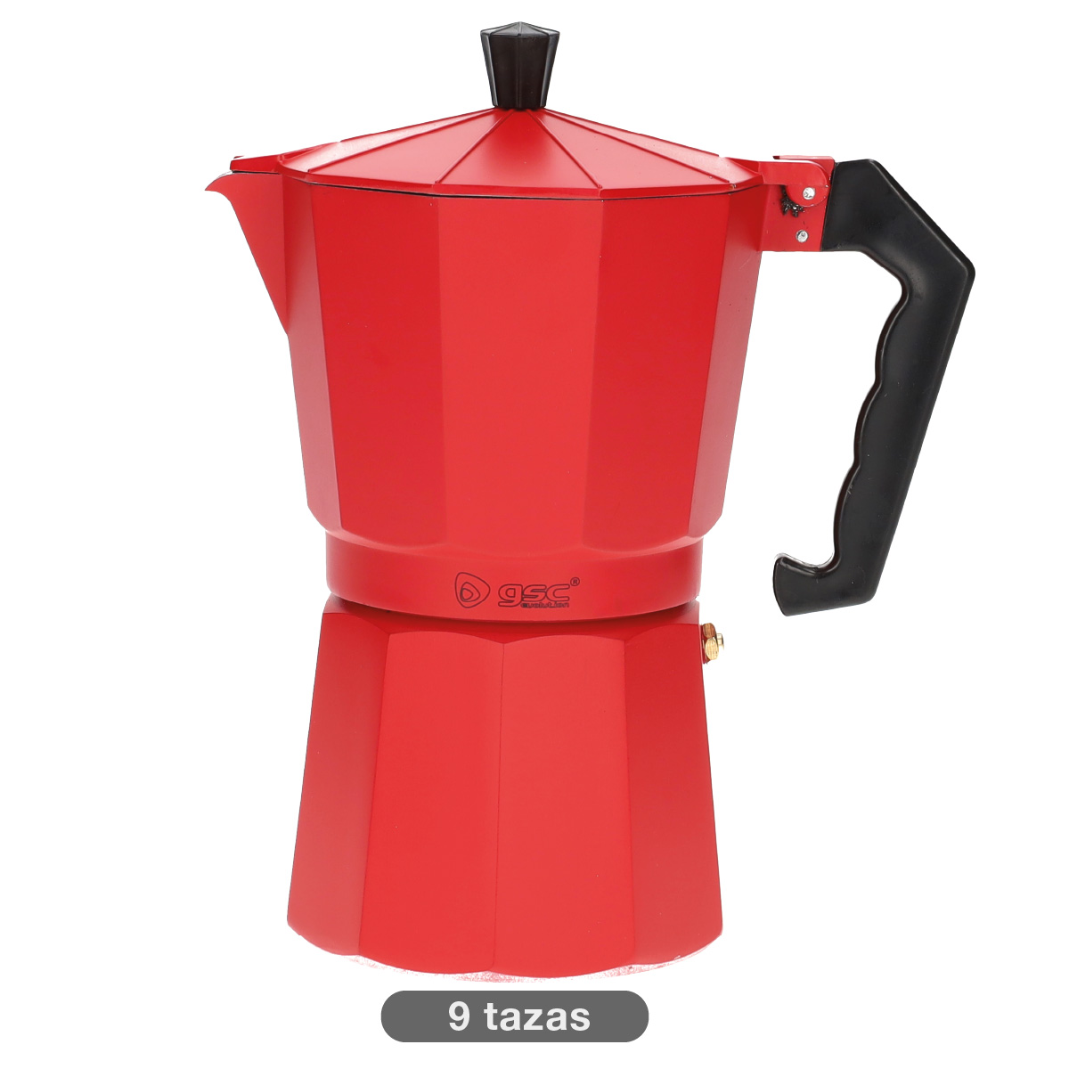 Machine à café Kalossi 9 tasses Rouge