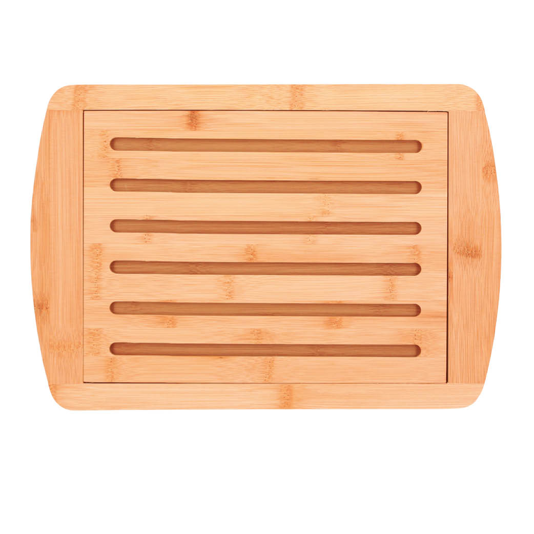 Tábua de corte para pão de bambu
