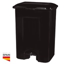 [402005003] Cubo de basura con pedal 80L Negro