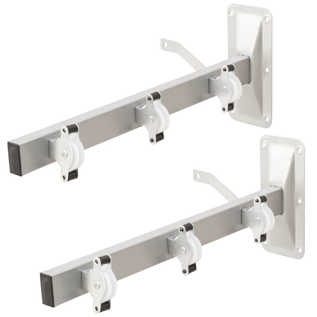 Wall clothes drying line