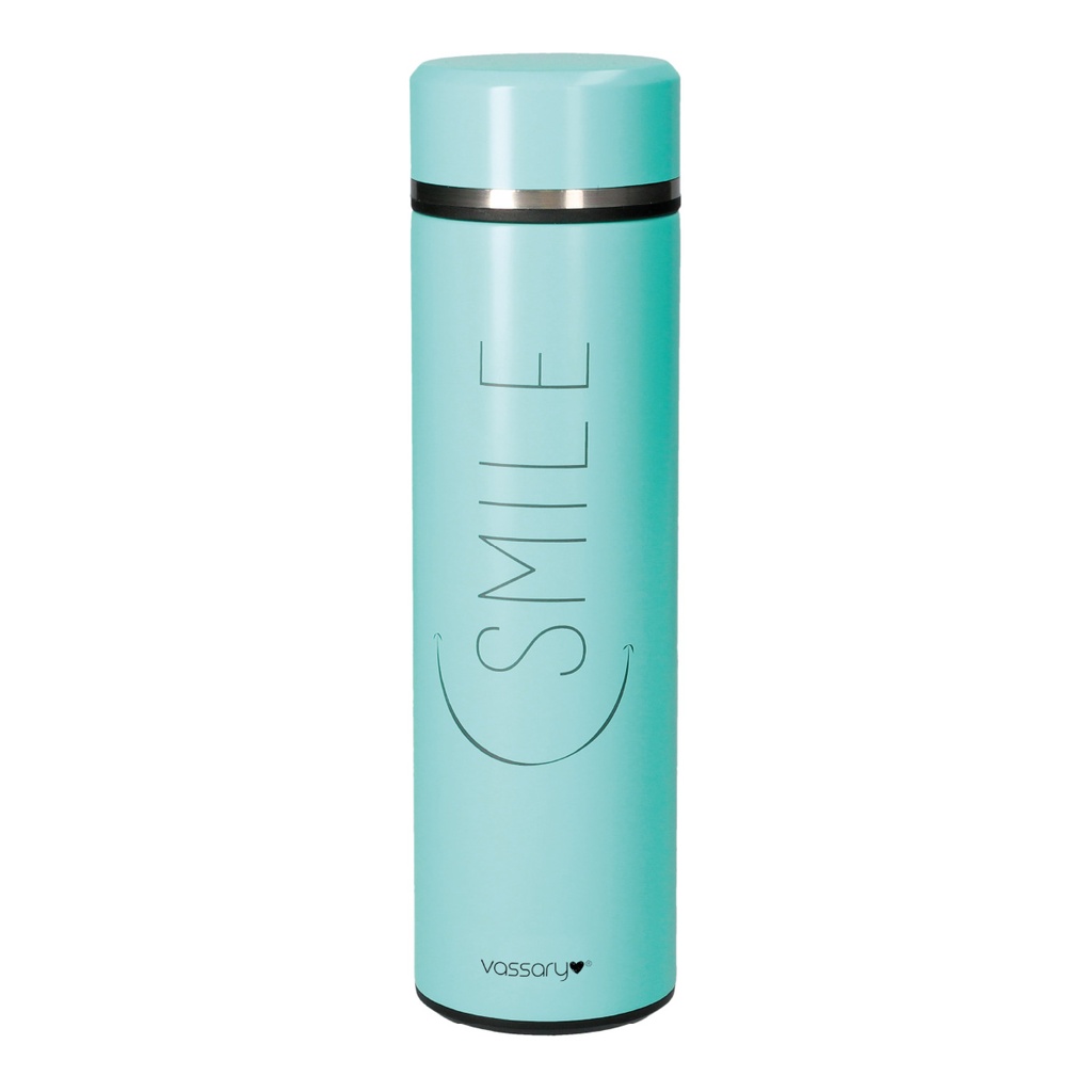 Garrafa térmica de aço inoxidável Bembe 450ml Verde menta