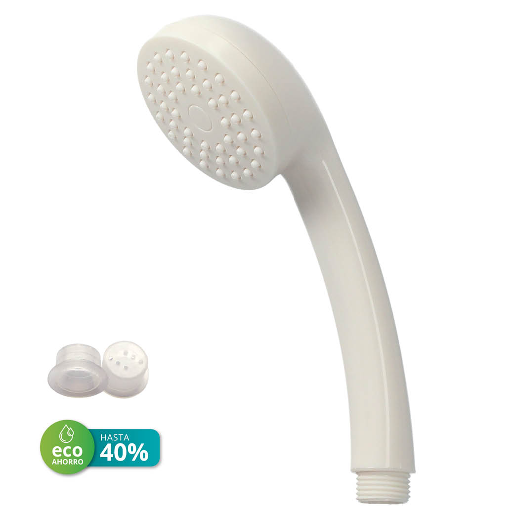 Eco shower head 73mm single function white