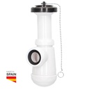 Extensible bottle siphon outlet Ø40mm reducer Ø32mm washbasin - bidet valve