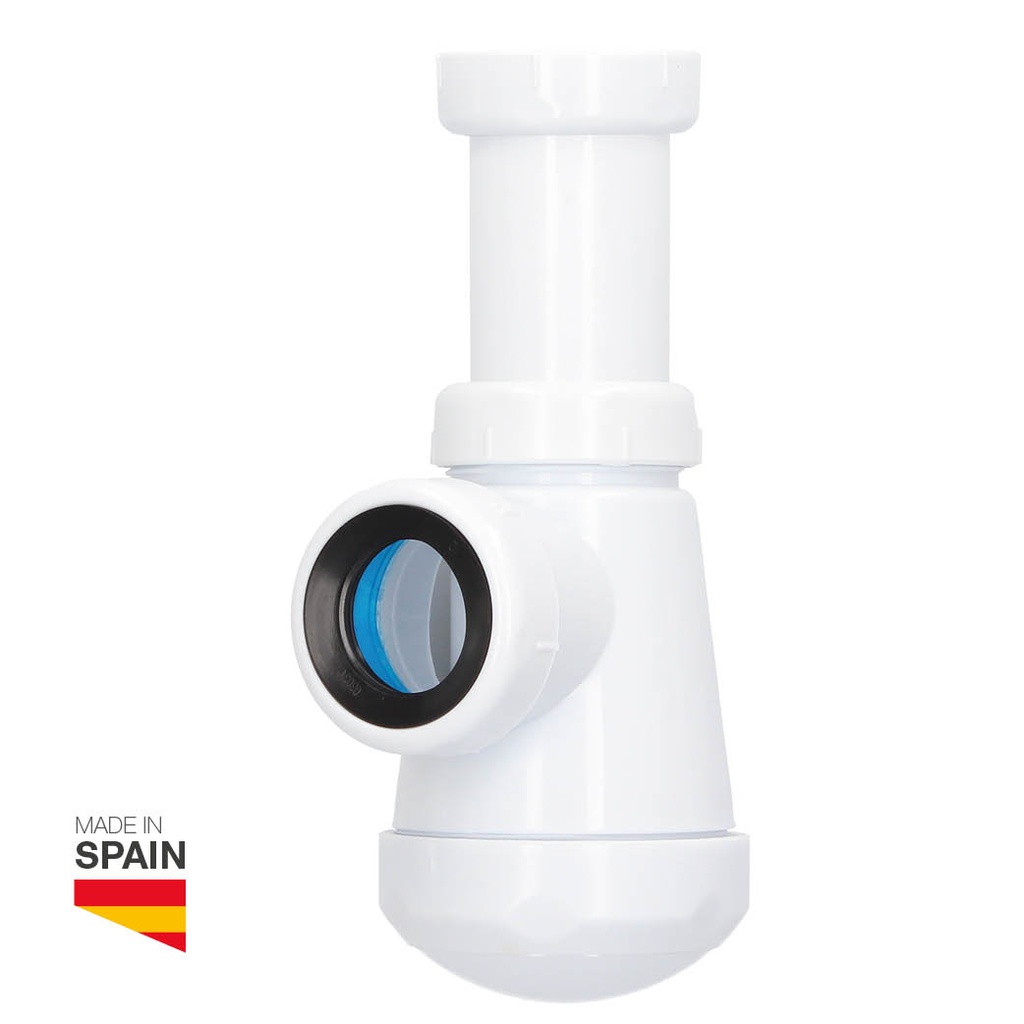 Siphon bouteille extensible sortie Ø40 mm réducteur Ø32 mm raccord 1"1/2