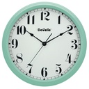 Vintage mint kitchen clock Green