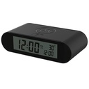 Relógio despertador digital Negro