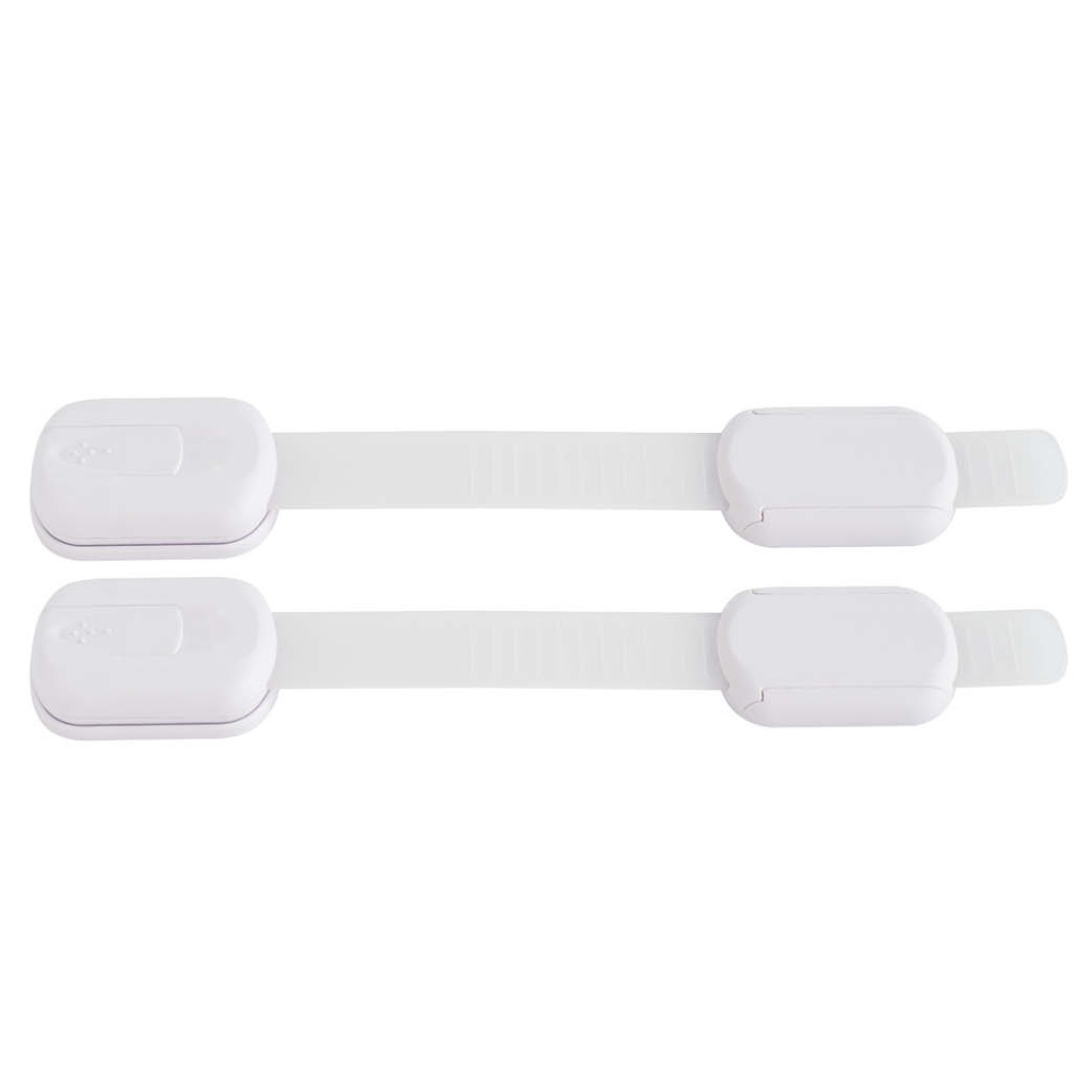 Pack of 3 adjustable safety closures for doors