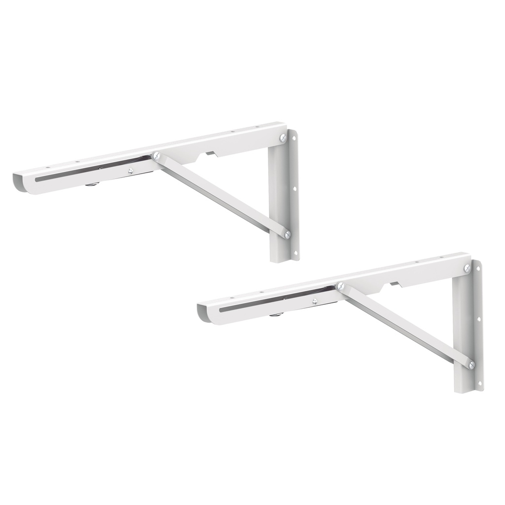 Équerres pour étagère pliantes/rabattables