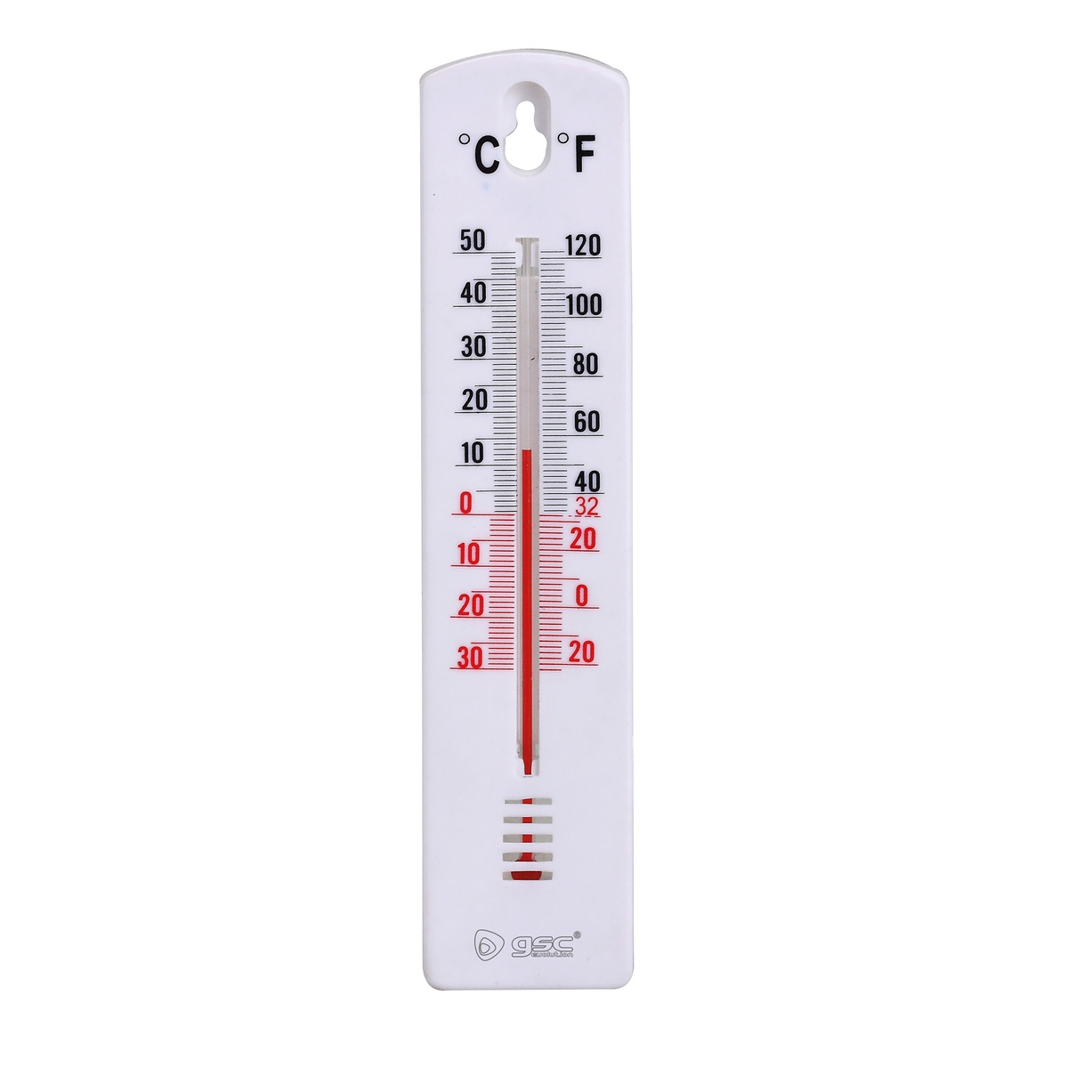 Medidor analógico Celsius/Fahrenheit