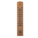 Thermomètre analogique en bois Celsius
