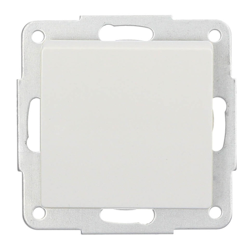 Bouton-poussoir à encastrer Gamma Blanc