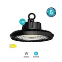 Suspension industrielle LED Nyoma 200W 100º 5000-5500K - Pro Line