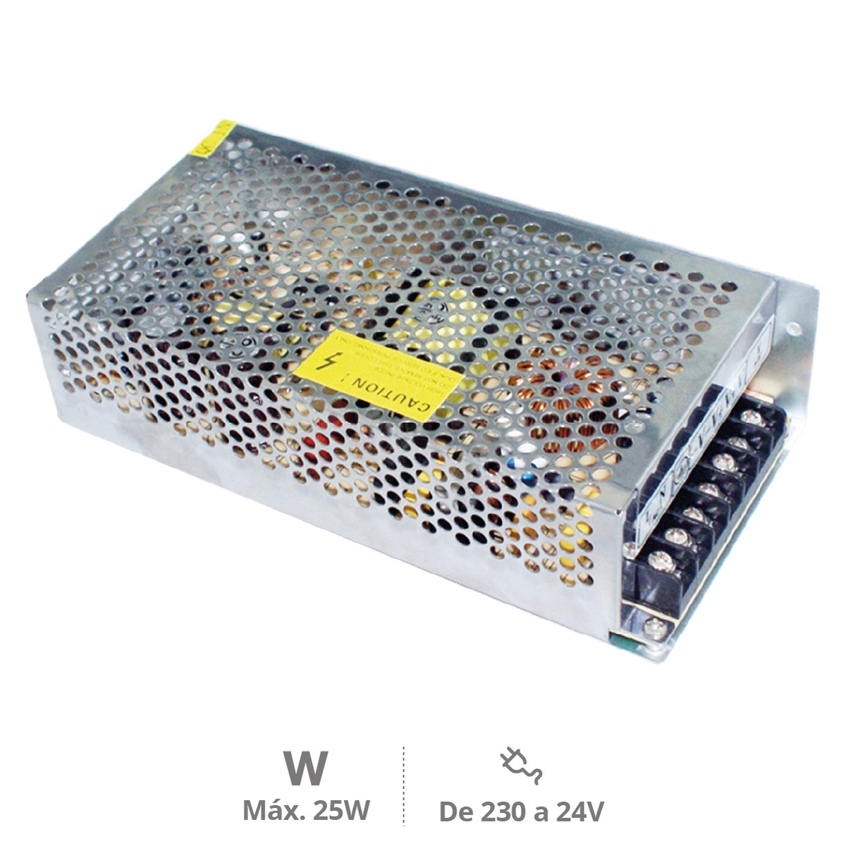 25W power supply for LED strips 12V