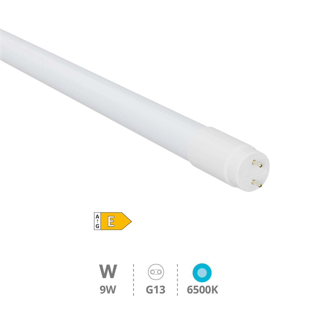T8 LED tube 9W G13 6500K 60cms