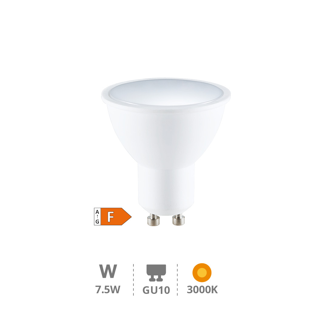 Ampoule LED dichroïque 7,5W GU10 3000K
