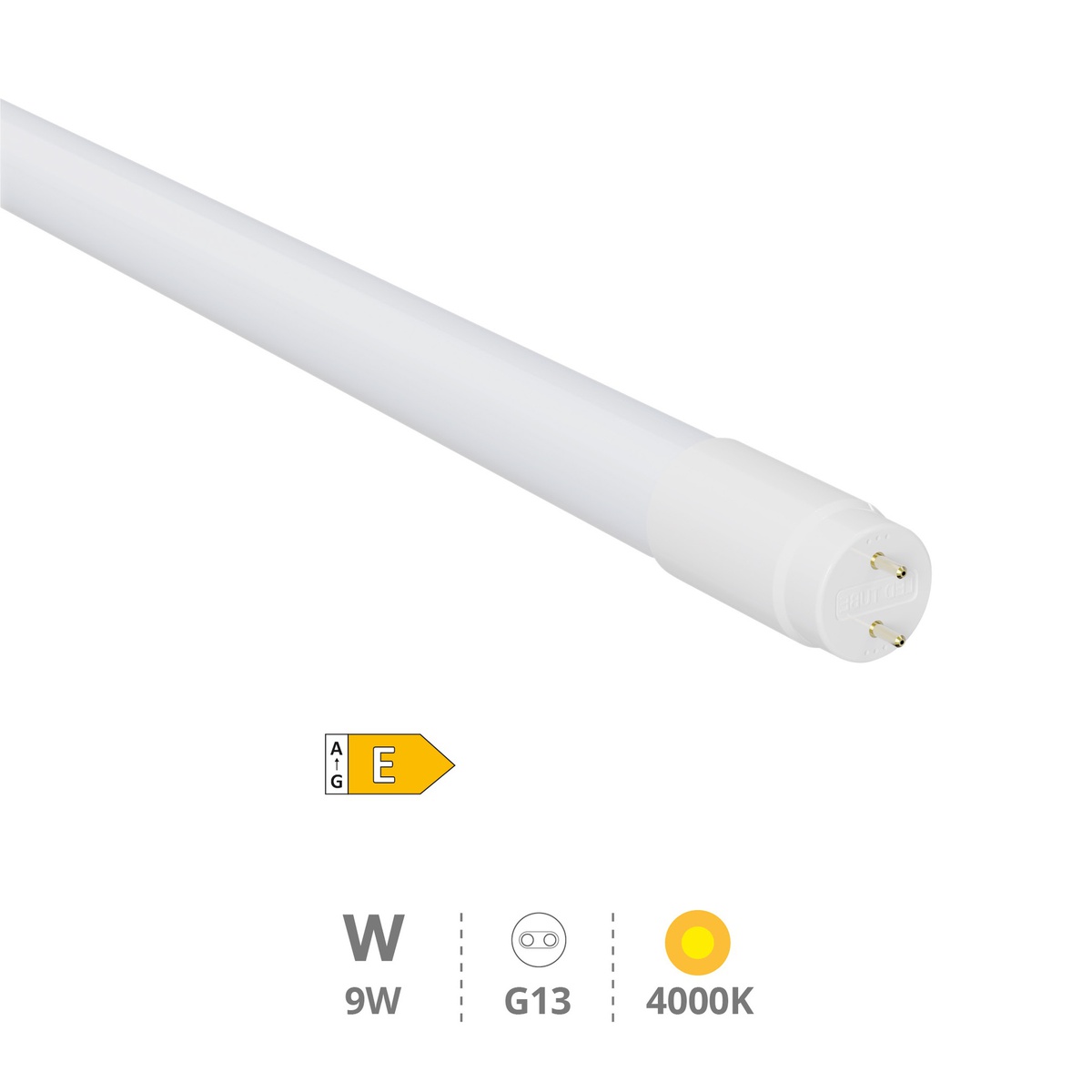 T8 LED tube 9W G13 4200K 60cms