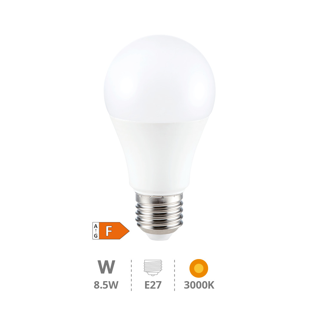 A60 LED bulb 8,5W E27 3000K
