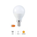 [200690024] Ampoule LED sphérique 3 W E14 3000K