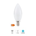[200695014] Bombilla LED vela 3W E14 6000K