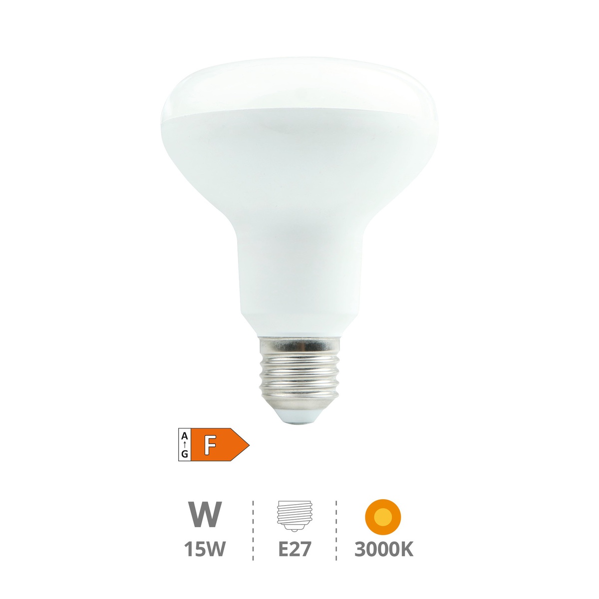 R90 LED lamp 15W E27 3000K