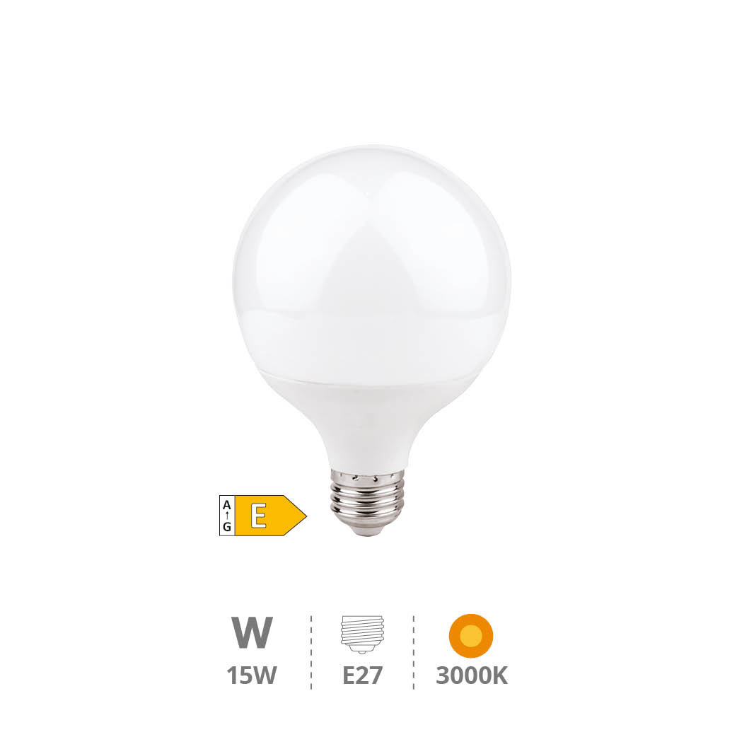 Ampoule LED ballon G95 15W E27 3000K