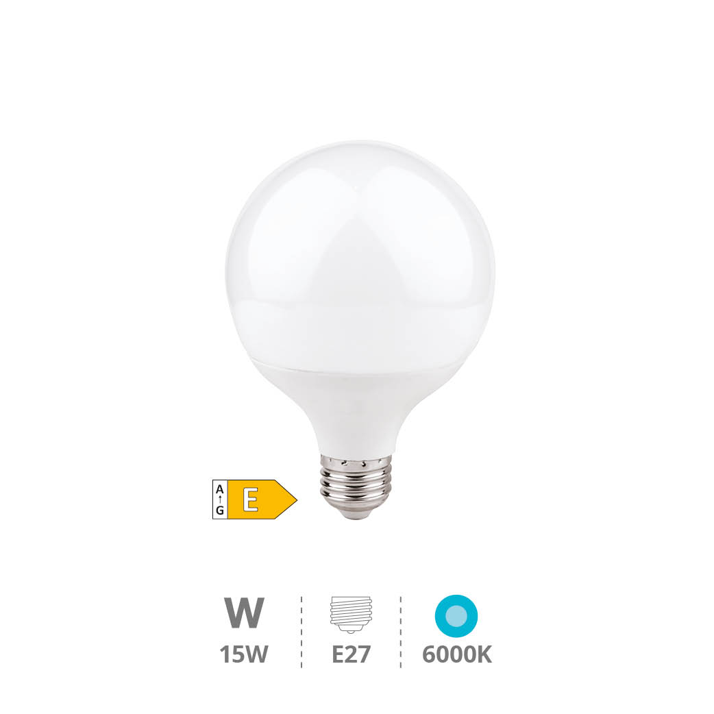 Ampoule LED ballon G95 15W E27 6000K