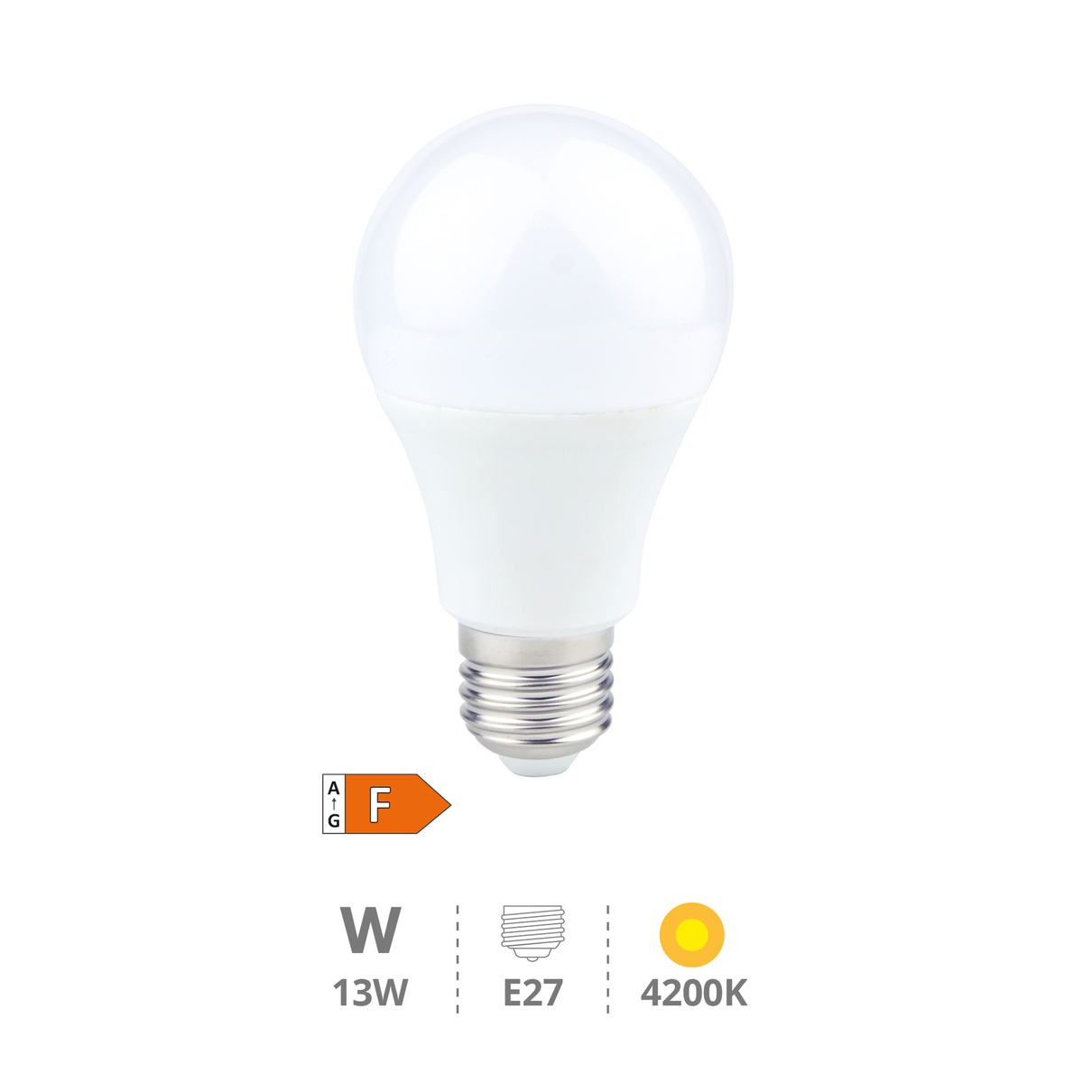 A60 LED bulb 13W E27 4200K