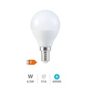 [200690038] Bombilla LED esférica 6,5W E14 6000K