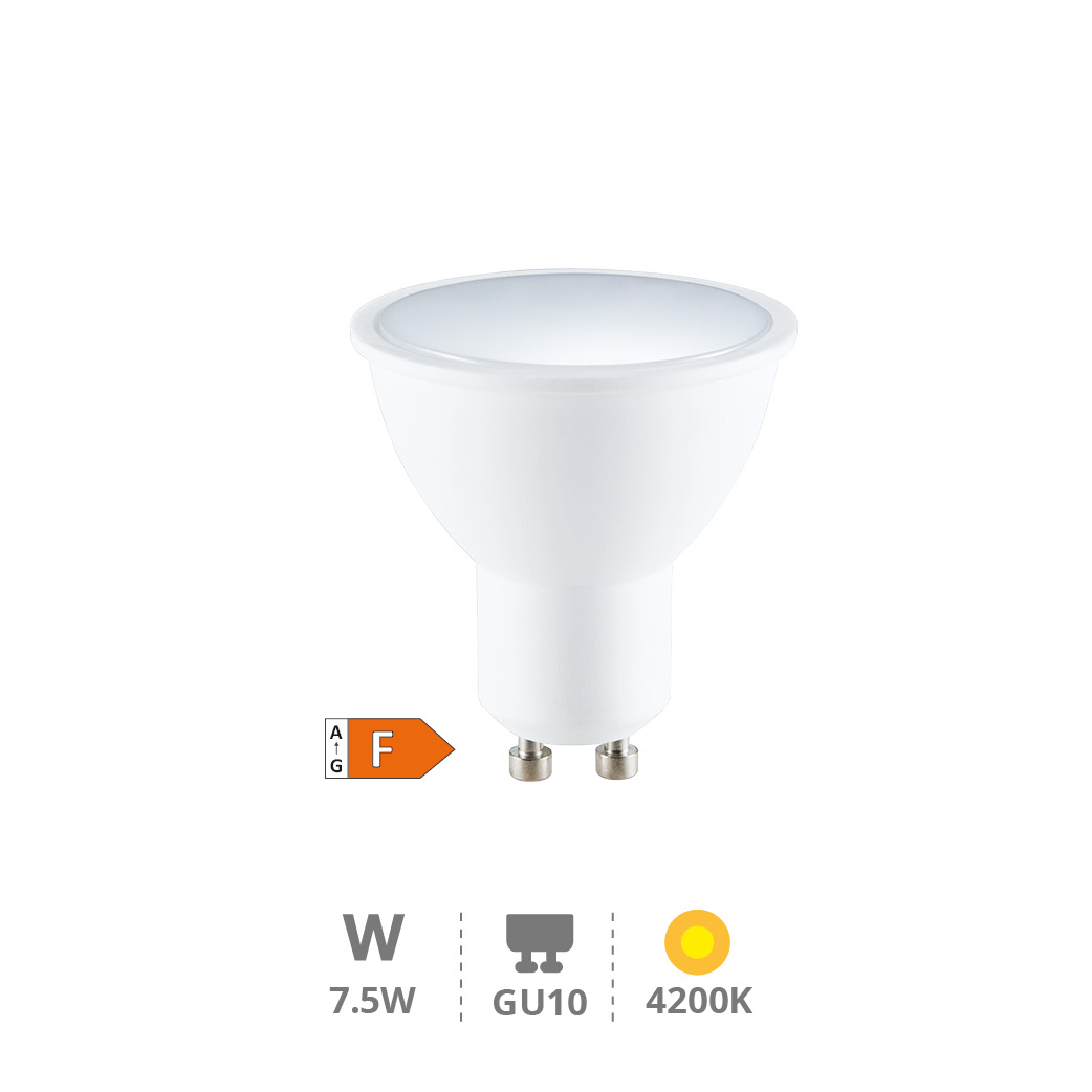 Ampoule LED dichroïque 7,5W GU10 4200K