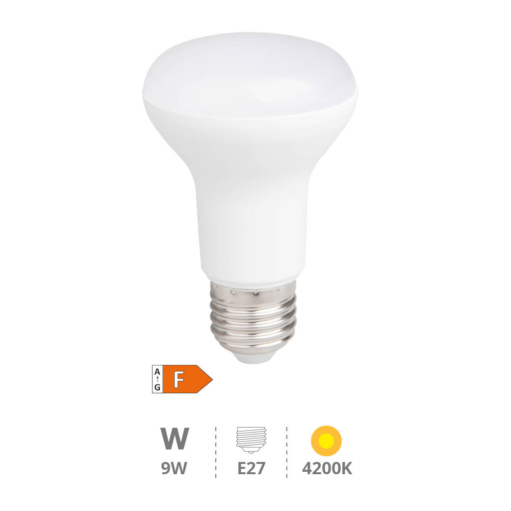 Ampoule LED réfléchissante R63 9W E27 4200K