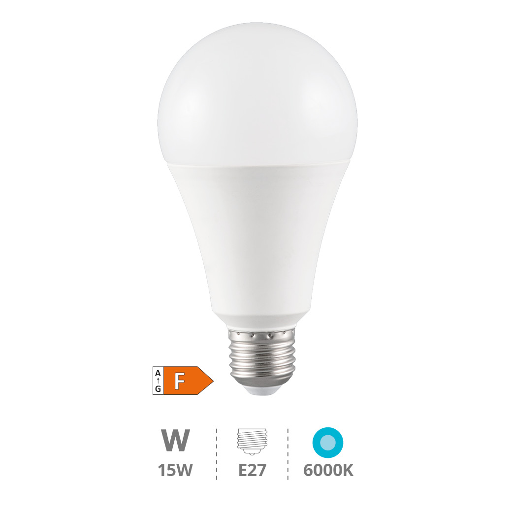 A60 LED bulb 15W E27 6000K