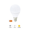 [200690019] Bombilla LED esférica 7,5W E14 4200K