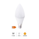 [200695009] Bombilla LED vela 7,5W E14 3000K