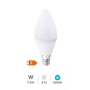 [200695011] Bombilla LED vela 7,5W E14 6000K