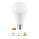 [200601007] A65 LED bulb 18W E27 3000K