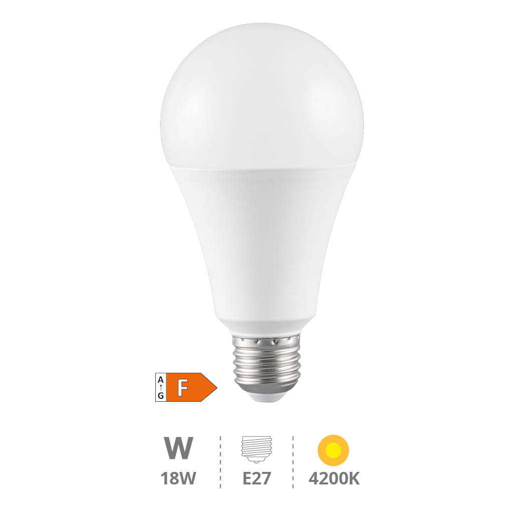A65 LED bulb 18W E27 4200K