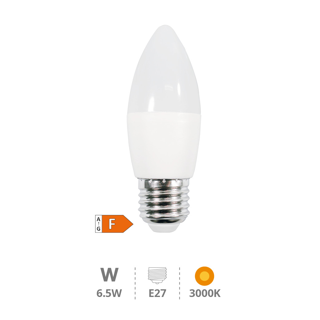 C37 LED bulb 6,5W E27 3000K