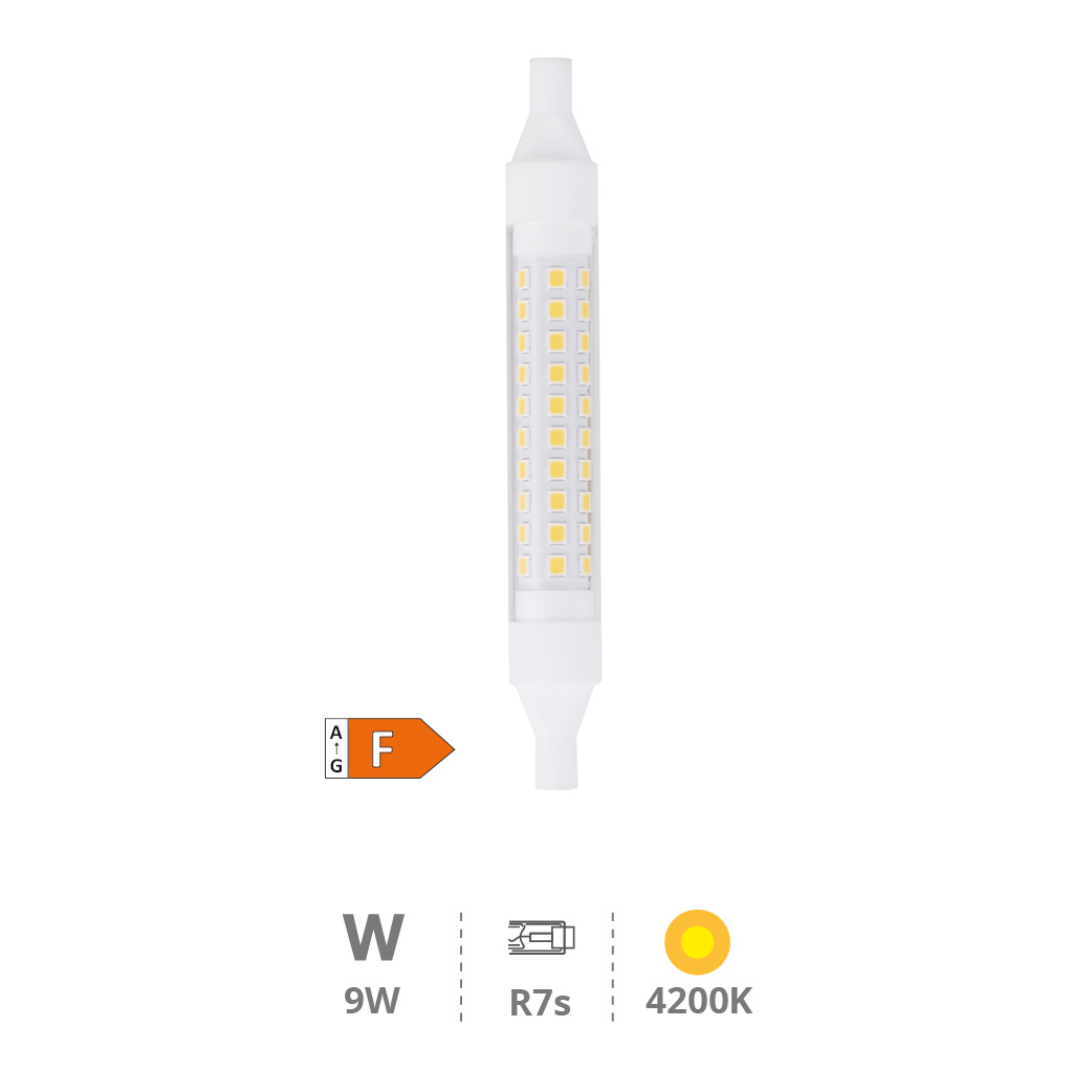 Ampoule LED linéaire 118 mm R7s 9W 4000K