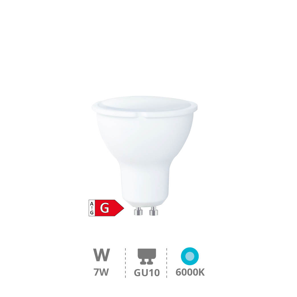 Ampoule LED dichroïque 6 W GU10 6000K réglable