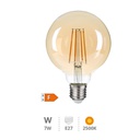 Bombilla LED globo G80 Vintage 7W E27 2500K