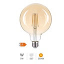 Ampoule LED ballon G125 Vintage 7 W E27 2500K