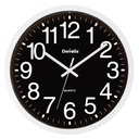 Horloge de cuisine classique noire