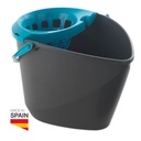 Balde oval com escorredor de plástico, 12 l