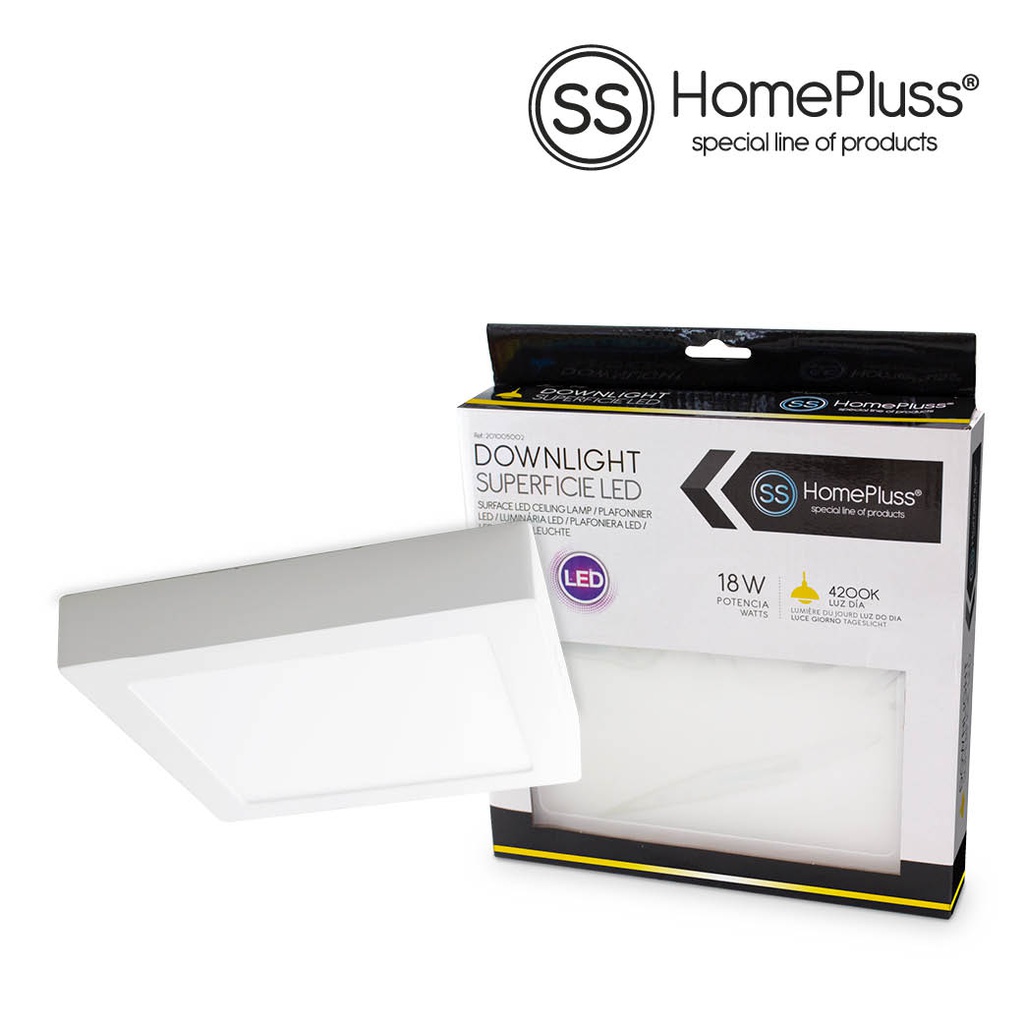 Downlight superficie Leila 18W 4200K