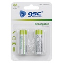 GSC evolution Rechargeable HR6 1,2V (AA) 2300mAh Battery 2pcs/blister
