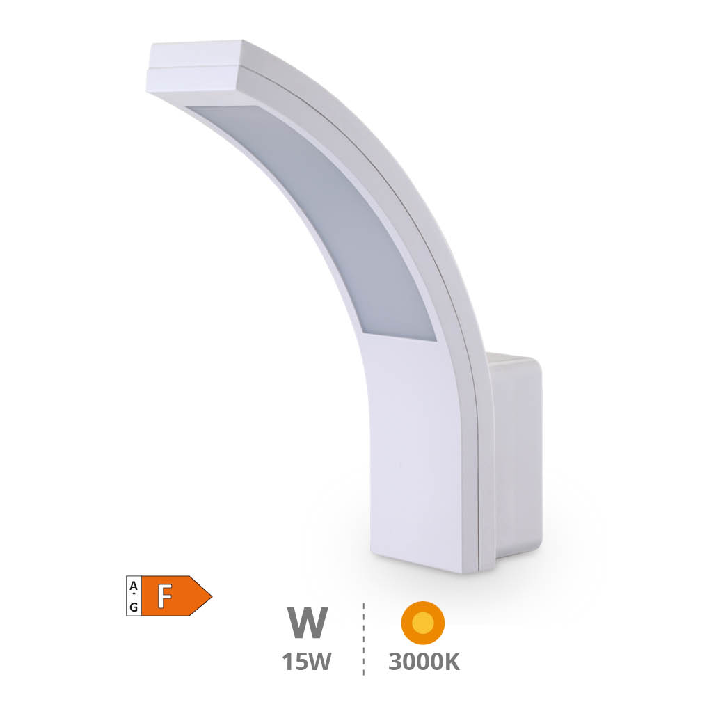 Aplique de parede LED Padum 15W 3000K Branco