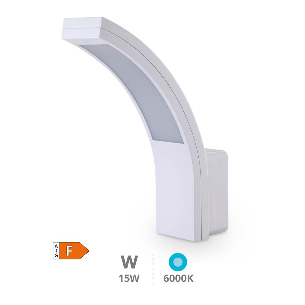 Aplique de parede LED Padum 15W 6000K Branco