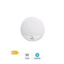 [200205060] Doko LED round wall lamp with motion sensor 15W 6000K White