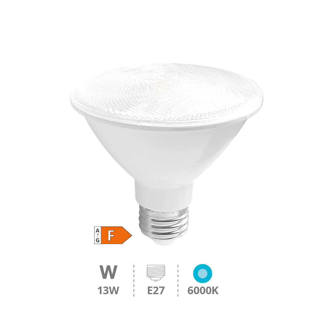 Bombilla LED PAR30 13W E27 6000K IP65