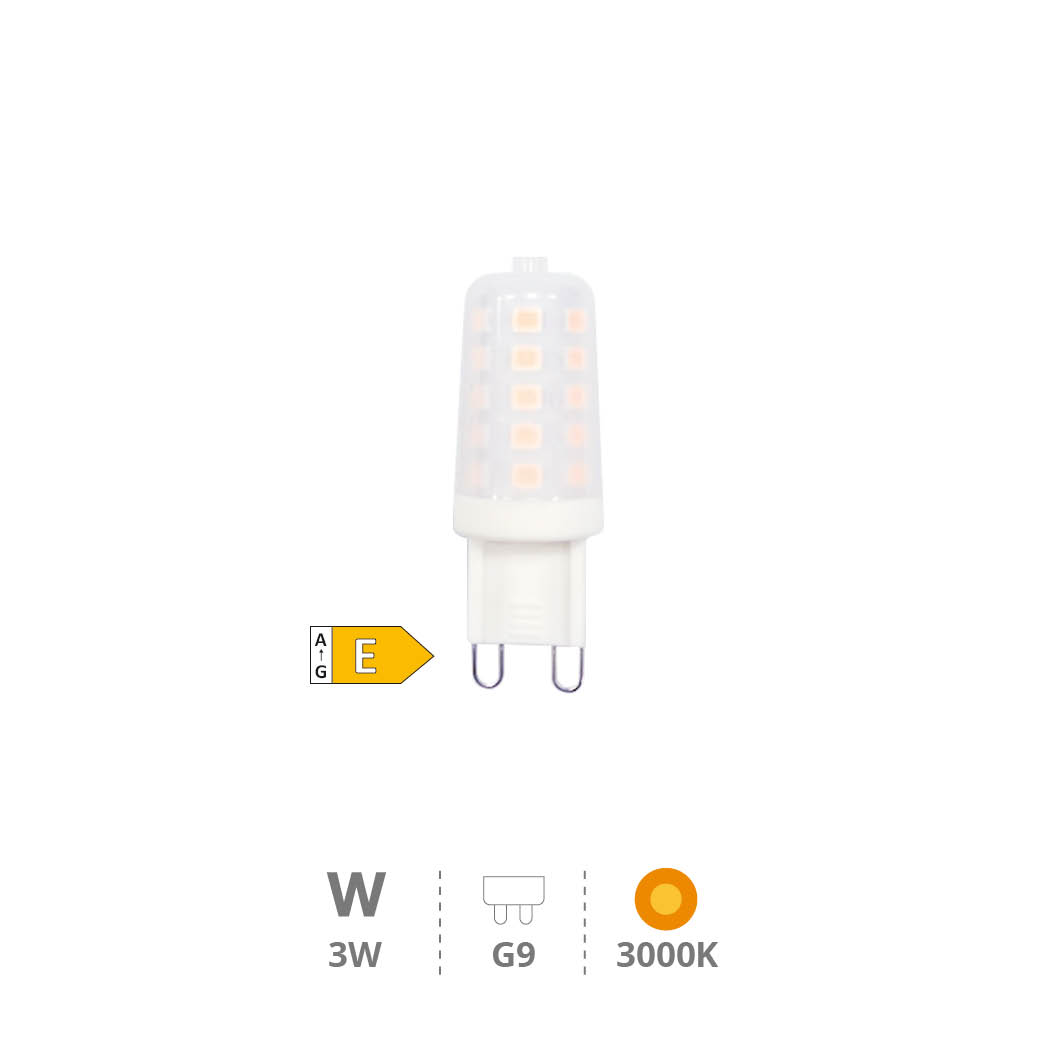 Ampoule LED SMD 3W G9 3000K
